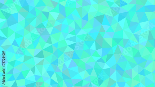 Photos A vibrant mosaic of turquoise and aqua triangles creates a mesmerizing geometric