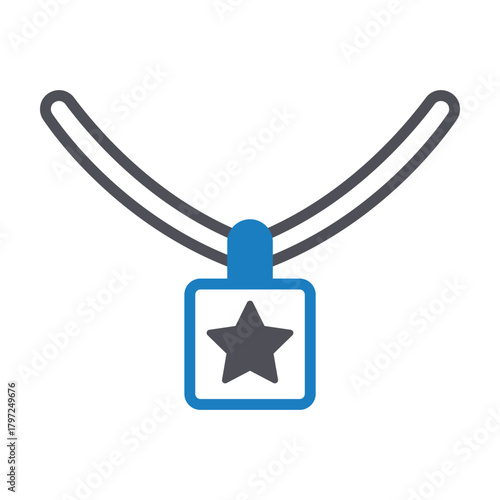 Necklace Vector Icon which can easily modify or edit