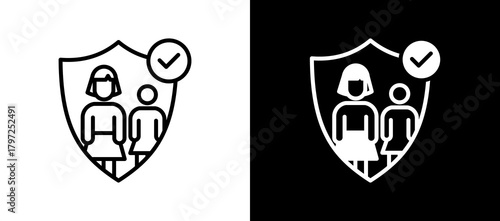 Parental Control linemixed icon