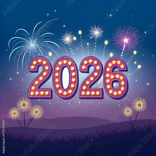 2026 sign for new year