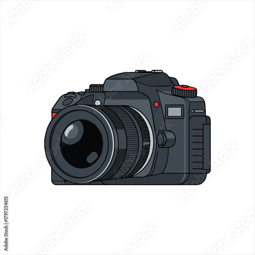 digital camera isolated on white