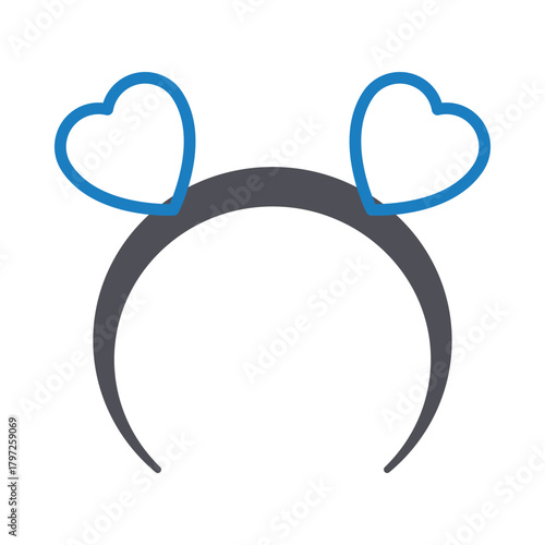 Headband Vector Icon which can easily modify or edit
