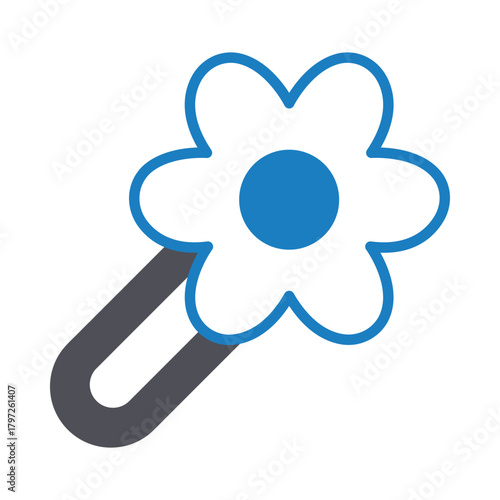 Hair pin Vector Icon which can easily modify or edit