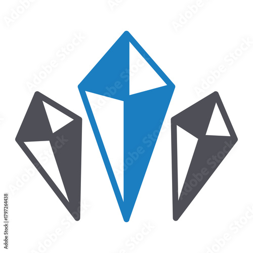 Diamond Vector Icon which can easily modify or edit