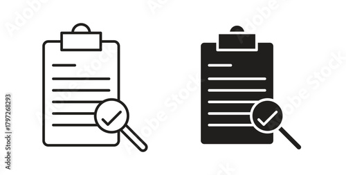 Compliance icon concept set. Simple icon collection