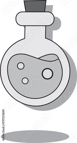 Round magic potion bottle or flask