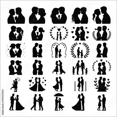 Couple Svg, Lovers Svg, Couple Silhouette, Husband Wife Svg, Couple Clipart, Anniversary Svg, Husband And Wife Silhouette, Couple Png,Couple Dancing Svg, Couple Dancing Silhouette, Couple Vector