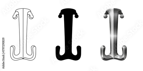 Elegant Vintage Candlestick Vector Set in Three Styles — Line Art, Silhouette and Color Version for Decoration and Crafting Projects with Simple Lines