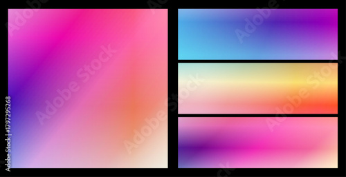 Cosmic Gradient Background, deep blues and purples, ethereal and mysterious