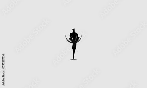 minimalist fantasy assassin character design