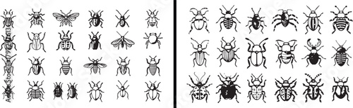  insect clipart, beetle illustration, bug vector, entomology art, colorful insects design, nature bug clipart, cute beetle icons, wildlife insects set, hand drawn bug art, adorable insect pattern