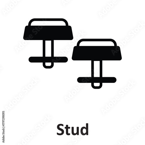 Stud Vector Icon which can easily modify or edit