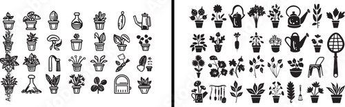  plant clipart, home decor vector, flower pot design, gardening art illustration, indoor plant icons, botanical clipart vector, potted plant artwork, nature growth design, green living vector, minimal