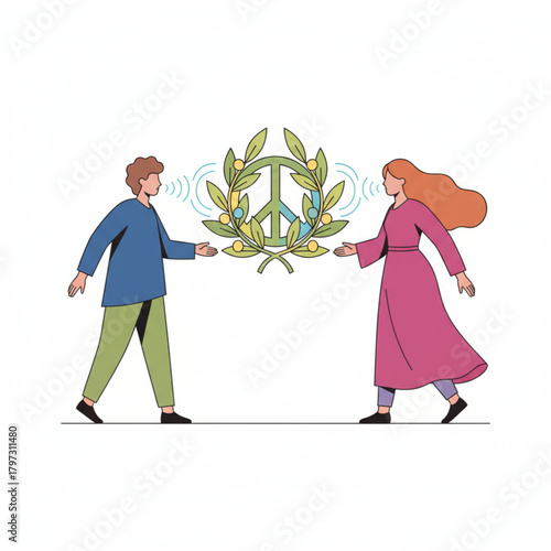 People Exchanging Large Herbal Plant Leaf, Legal Cannabis Business Transaction