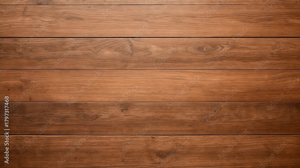 Fototapeta premium an elegant background featuring a warm, detailed wooden texture with various planks aligned horizontally, creating a rustic feel 