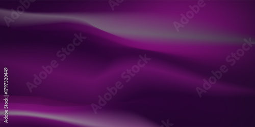 Purple silk satin fabric texture background | Abstract smooth flowing wave design backdrop. fashion; curve; velvet; silky; light; wallpaper; ripple; decoration; drapery;