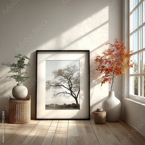 Painting with flowers