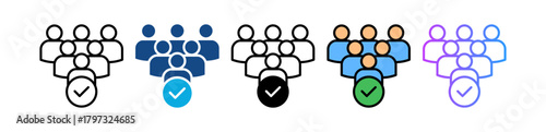 Participants multiple icon