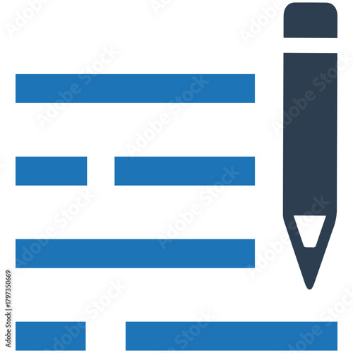 Digital Note-Taking: An illustration of a document with neatly structured lines, next to a pencil, ready to bring ideas to life. This visual captures the essence of documentation and creative process.