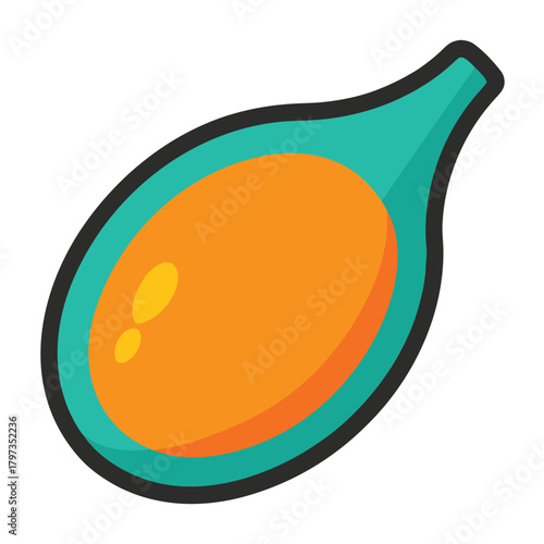 Colorful Pumpkin Seed Illustration