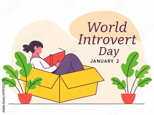 Celebrating World Introvert Day on January 2nd with a cozy book reading