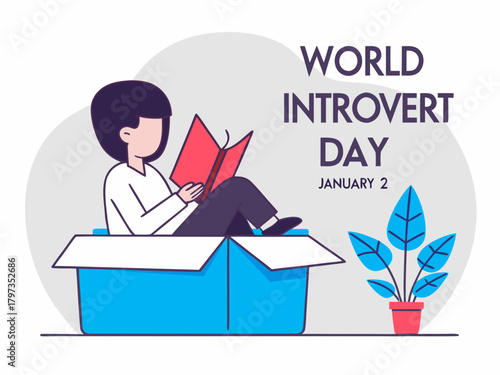 Celebrating World Introvert Day on January 2nd with a cozy reading moment