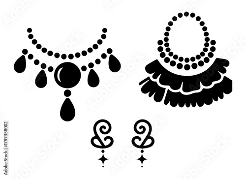 Vector illustration of ornaments