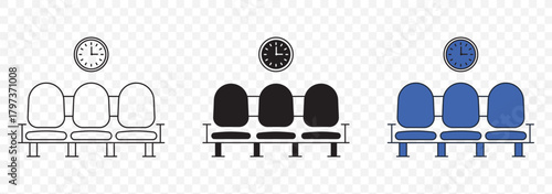Waiting Room icon . Trendy modern flat linear vector illustration on white background.