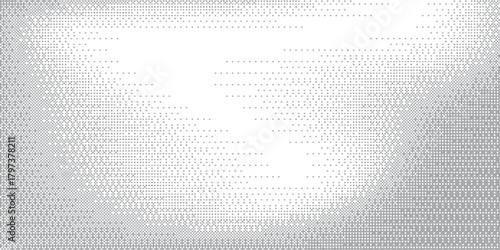 modern gray graphic bitmap grunge gradient texture. Black and white dither pattern wallpaper. Abstract glitchy pattern. Vector graphic art