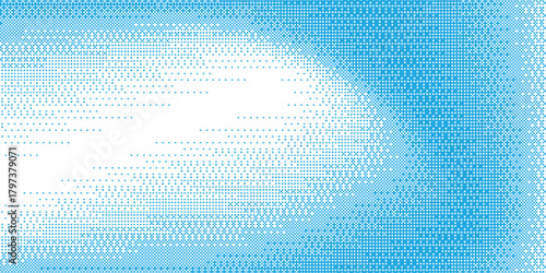 minimalist blue graphic bitmap grunge gradient texture. Black and white dither pattern wallpaper. Abstract glitchy pattern. blue graphic design