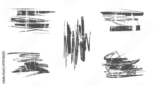 Doodle hand drawn hatching texture lines set.  Line crosshatch patterns, cross hatch texture vintage hand drawn. messy black crayon line. decorative signature, bold pencil sketch texture.