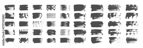 crayon drawn lines illustrator brush stroke set. splatter and dirty watercolor texture for social media. Ornament design. Straight line vector brush strokes. Black hand drawn stripes, smears.