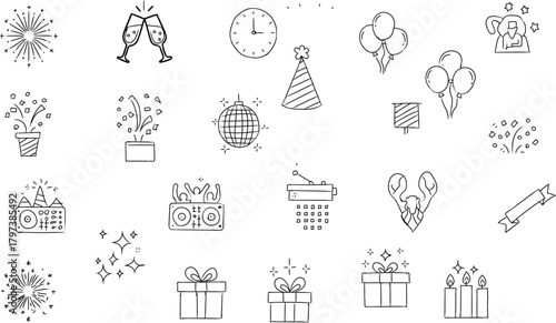 Aesthetic Planner Arrows & Scribbles