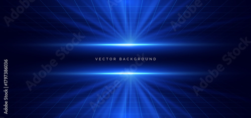 Light blue digital futuristic mesh lines on dark background.