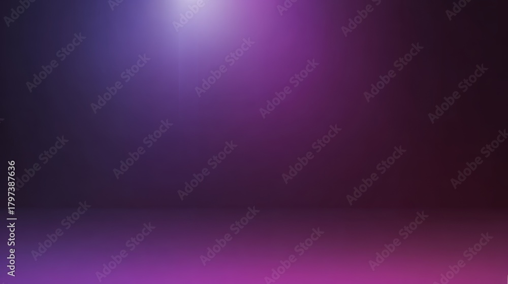 Obraz premium Abstract studio room background with purple gradient, designed for clean product presentations and marketing materials.