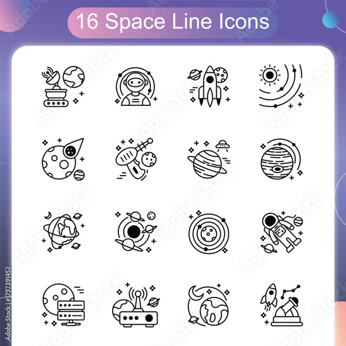 Space Line Style Set 2