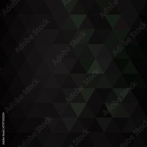 Black triangular pattern, geometric wallpaper. Abstract background Vector illustration. EPS 10