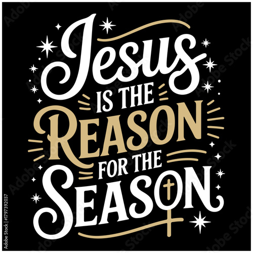 Cute “Meowy Christmas” vector with cat wearing Santa hat and snowflakes. Fun holiday design for cat lovers and festive apparel.