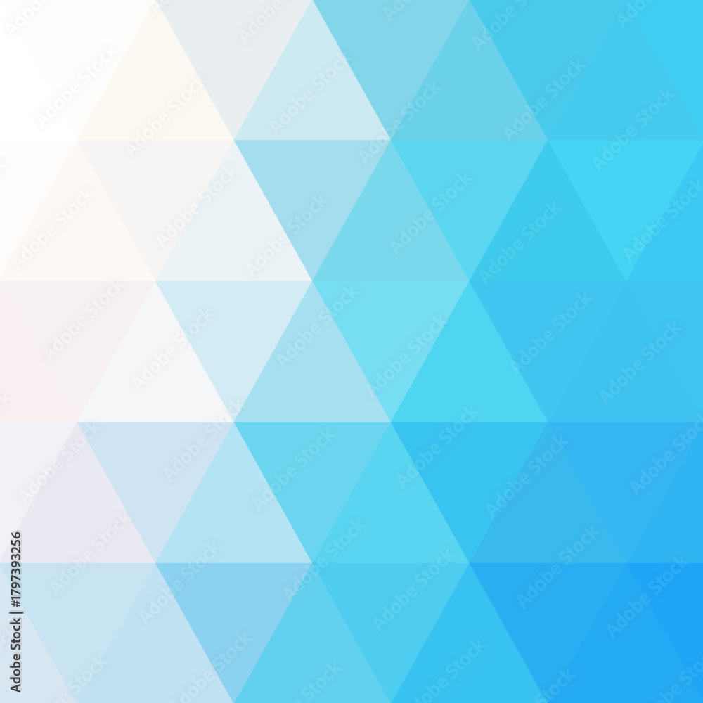 Fototapeta premium Geometric abstract background. Vector image. polygonal style. Blue triangles. eps 10