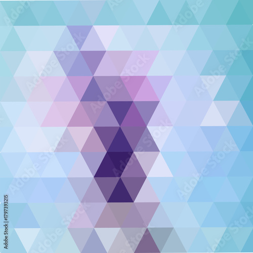 Abstract vector background. Geometric image. polygonal style. Blue hexagon. eps 10