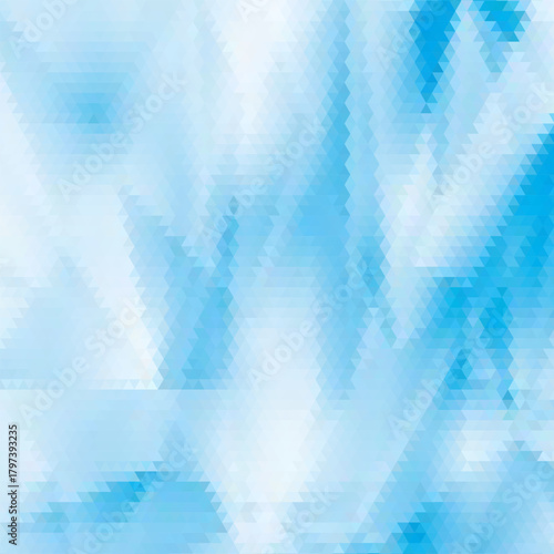 Geometric image. Abstract vector background. Colored background. Blue triangles. eps 10