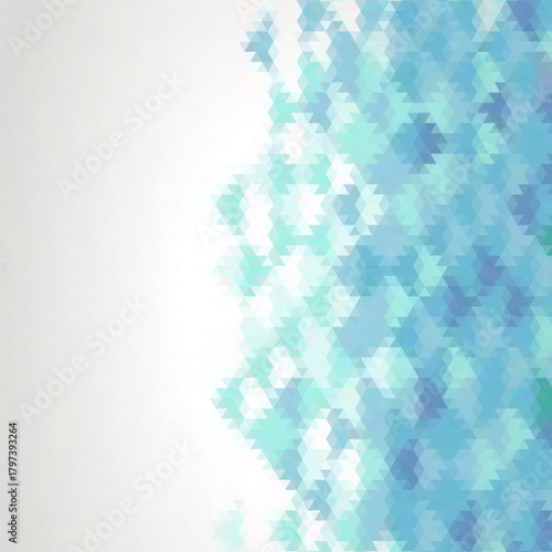 Blue triangular background. Vector graphics. Presentation template. eps 10