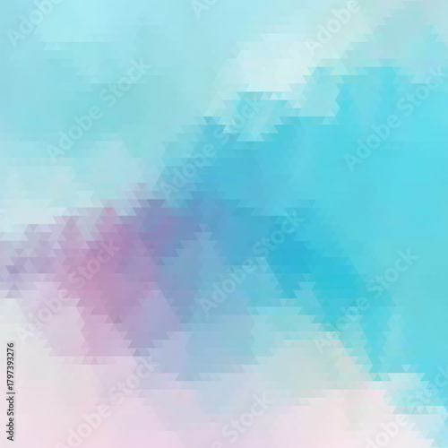 Blue triangle abstract background. Vector pattern of geometric shapes eps 10