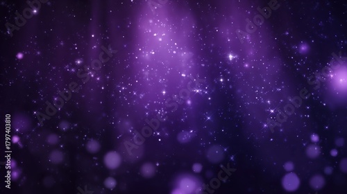 Abstract background with purple sparkles, suitable for fantasy themes, promotions, and digital art.