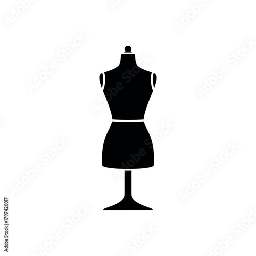 Dress Form Mannequin Silhouette