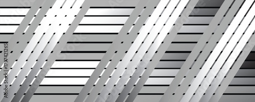 Black Luxury Premium Background. Gaming Banner. Industrial Design Poster. Cinematic Poster. Industrial Graphics. Slant Lines Metal Steel Effect. vector illustrations