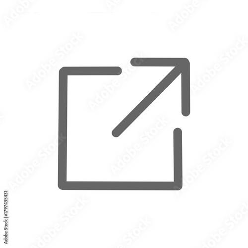 External Link Icon / 外部リンクを示すアイコンイラスト