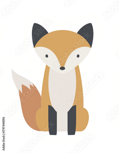 Cartoon style fox