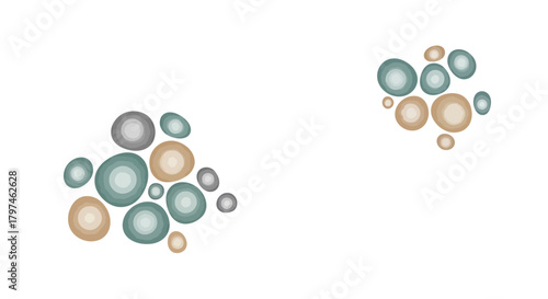 Modern abstract background with calming pastel circles, perfect for adding a touch of serenity to your next project or presentation with its soothing color palette