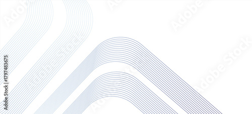 Abstract Geometric Curved Line Pattern Background